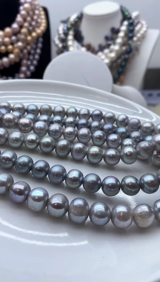 【闪购商品】淡水珍珠颈饰钛钢154