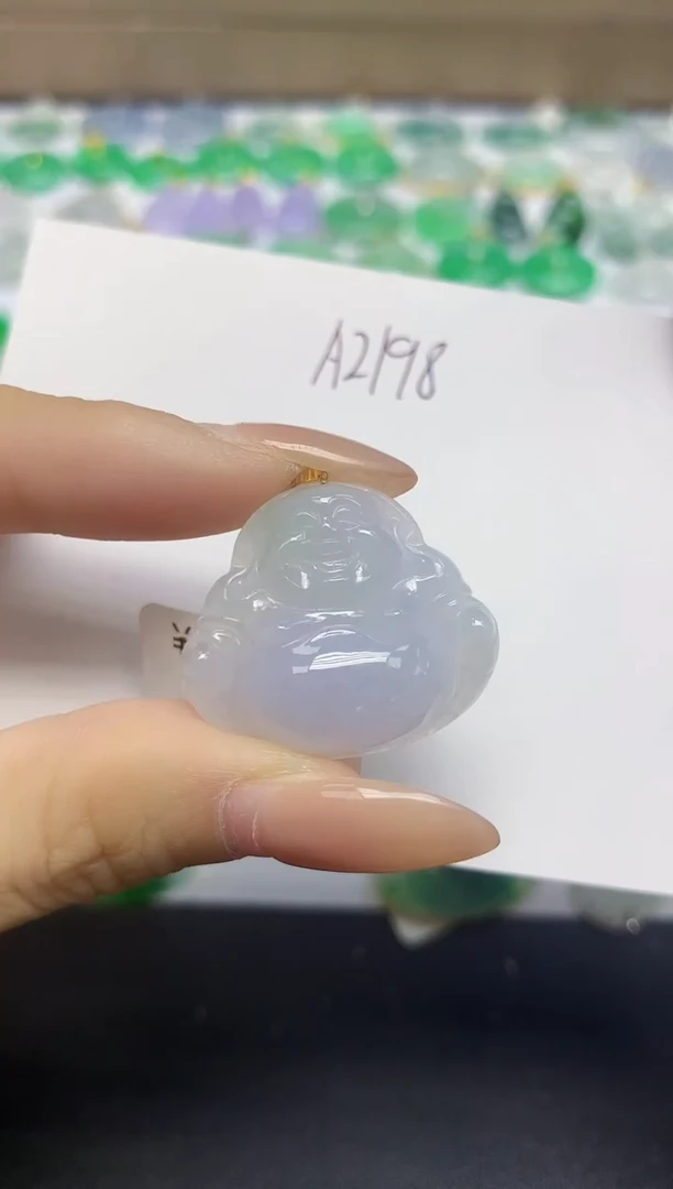 颈饰18K金镶嵌翡翠天然缅甸翡翠A货翡翠百元以上9元证书费自理