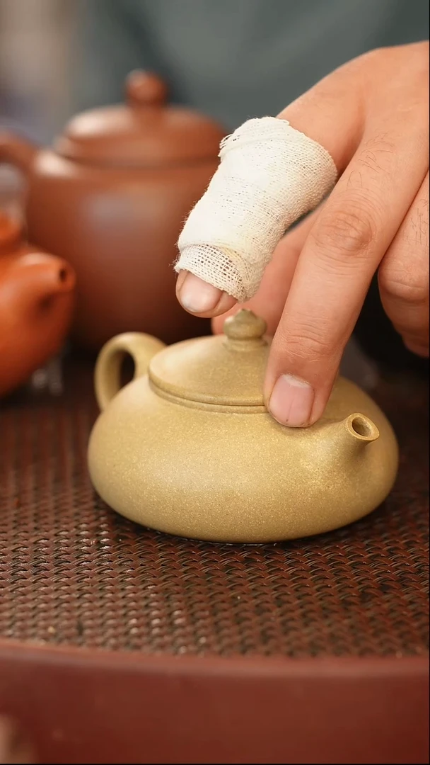 茶壶紫砂原矿手工紫砂壶微瑕 晃口