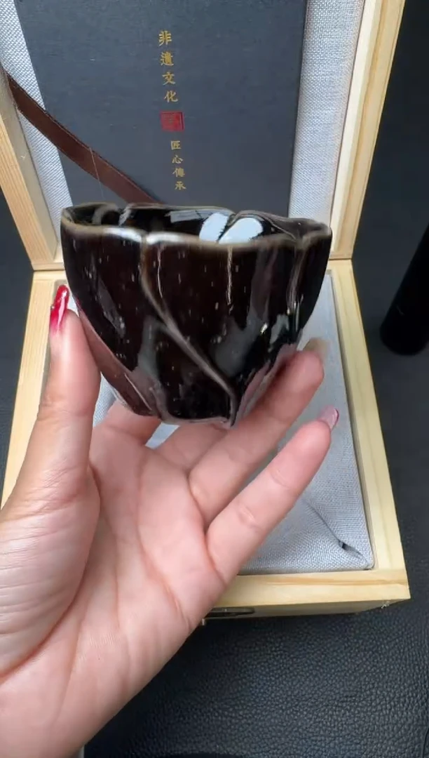 【闪购商品】茶盏张政建盏故事75