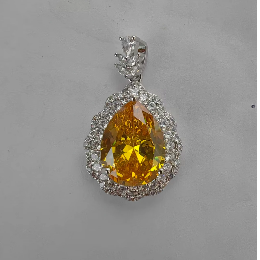 黄色钻石吊坠 品质级 D0808