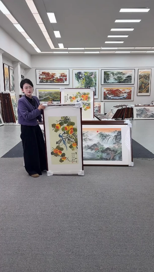 国画手绘  125*65  事事如意