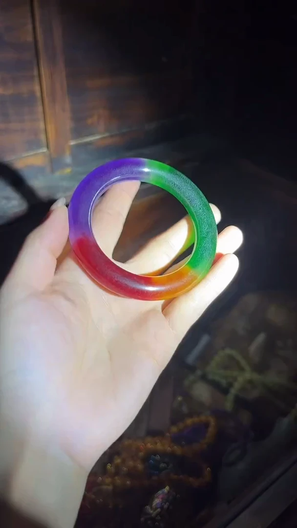 和田玉未镶嵌挂件和田玉手镯.1只