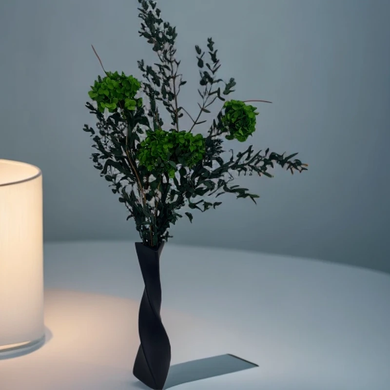 【晓雾】永生花龙柳绣球玄关客厅摆放轻奢永生花直播间现场直播卖花