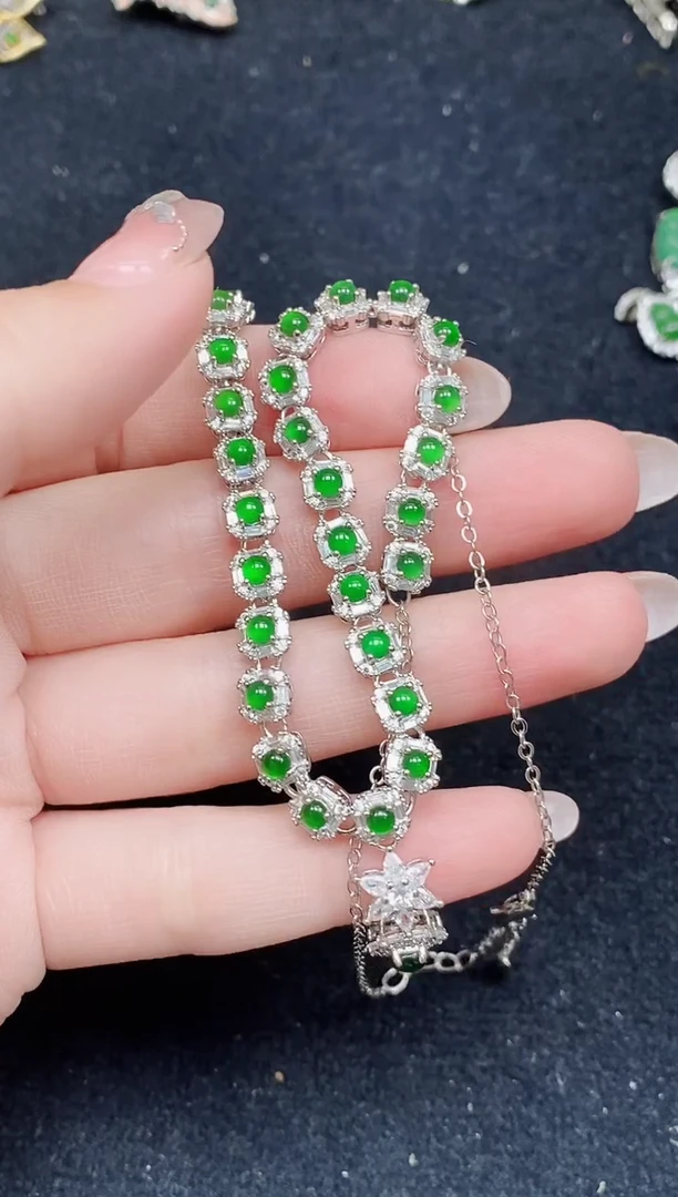 颈饰未镶嵌翡翠天然A货翡翠 保A保真（多样性发其一）