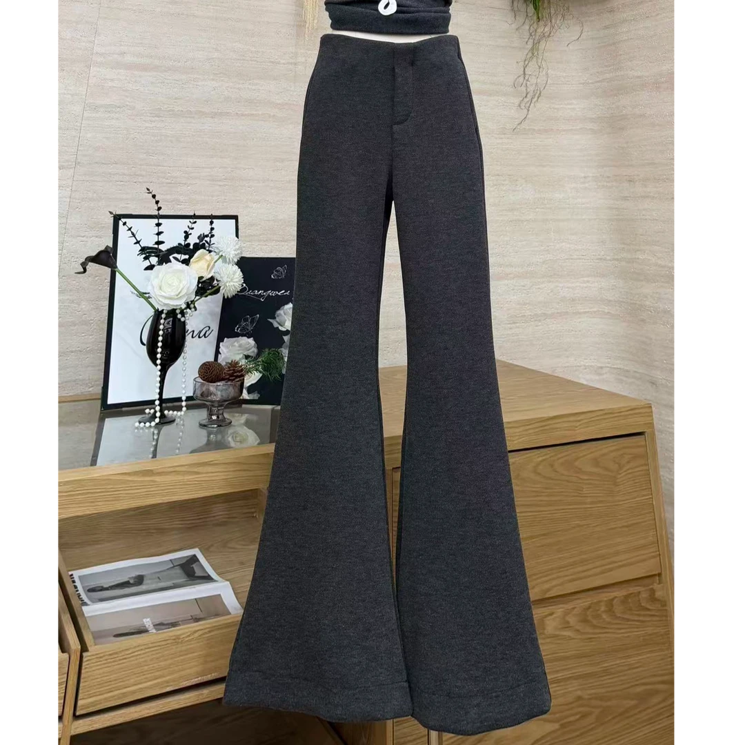 【云感柔织】韩系高级垂感高腰显瘦休闲裤-9306