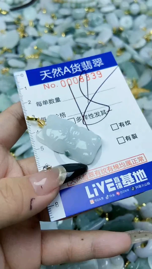 【闪购商品】翡翠颈饰未镶嵌天然A货翡翠