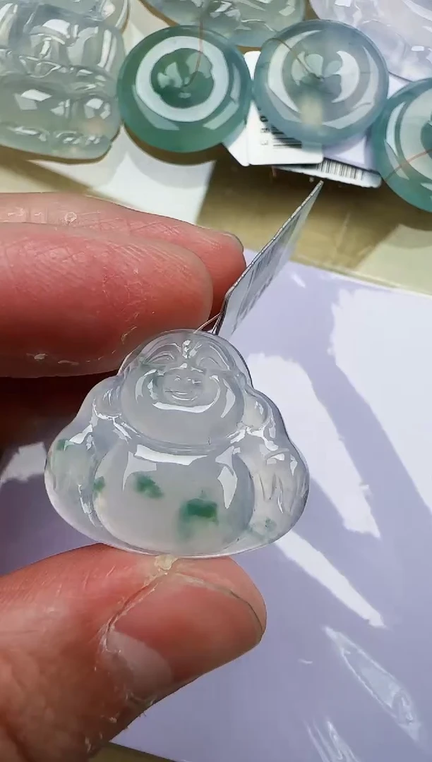 颈饰未镶嵌翡翠缅甸翡翠a货