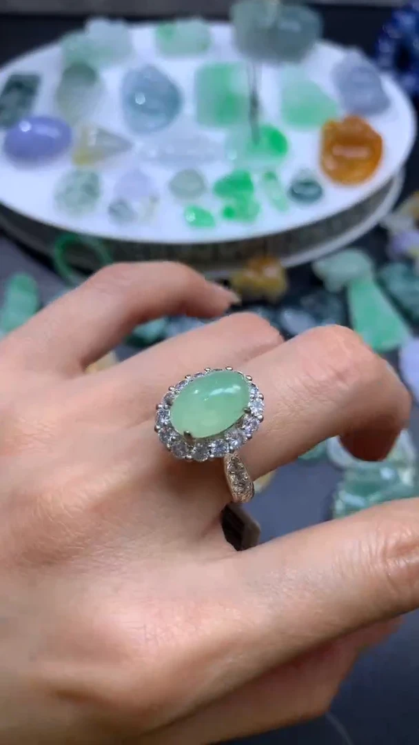 【闪购商品】翡翠戒指合金翡翠