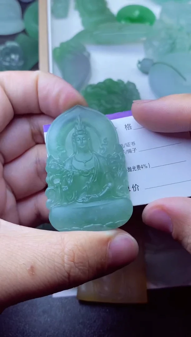 未镶嵌定制翡翠物**宝物华天宝