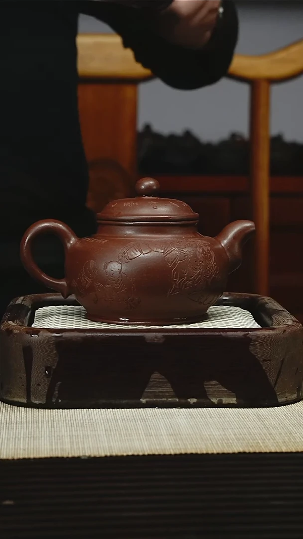 茶壶紫砂青**隐400CC