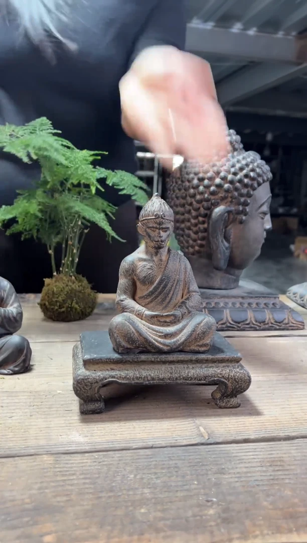 陶土【火山泥】行者悟空+将军案底座