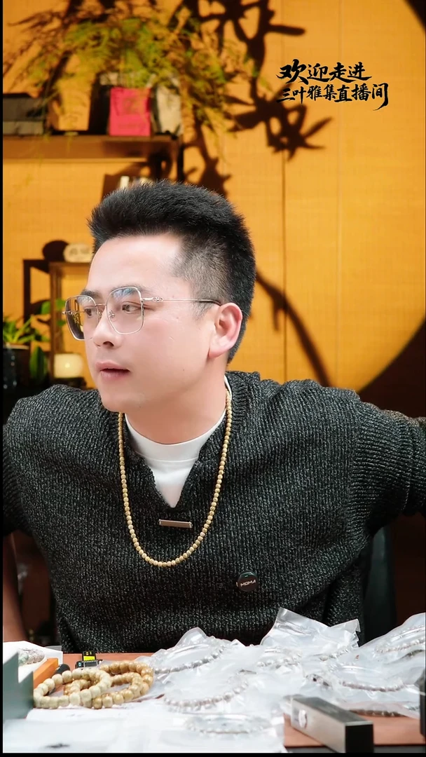 手串星月菩提海南石玉料星月菩提 一物一图