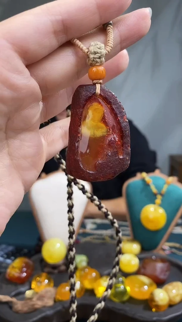 裸石琥珀未镶嵌基地发货 一物一证 顺丰包邮