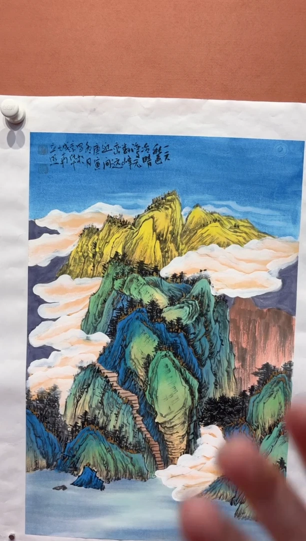 国画师立照老师国画作品