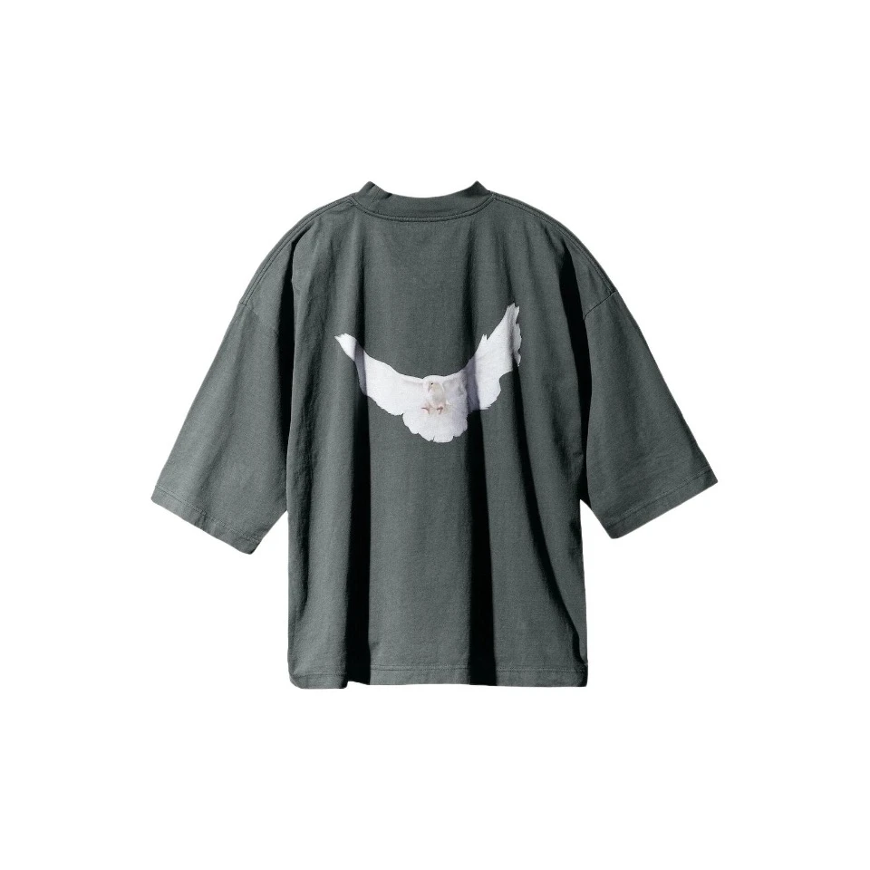 【夏季新款】 YEZZY三方联名印花圆领七分袖短袖