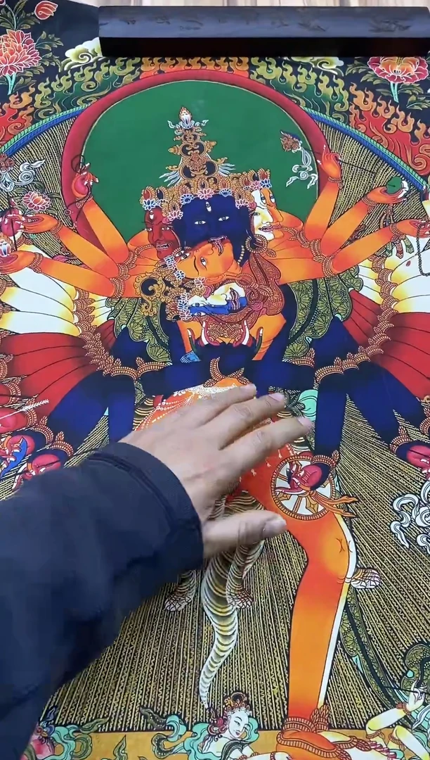 卷轴画精品挂饰 唐卡tk16319