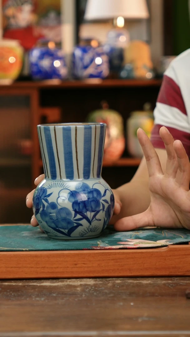 杯景德镇纯手工釉下彩精品茶具水杯