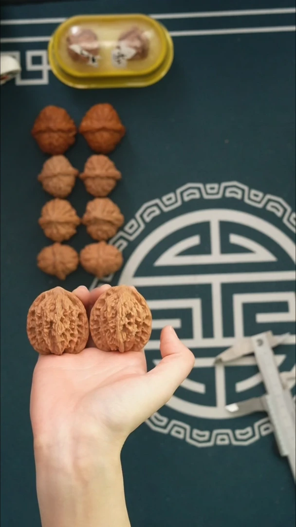 吊坠文玩核桃麦穗虎头42全