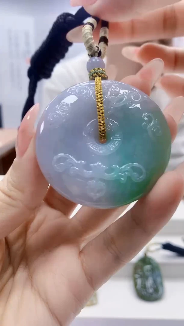 未镶嵌定制翡翠4898ty-毛货挂件120