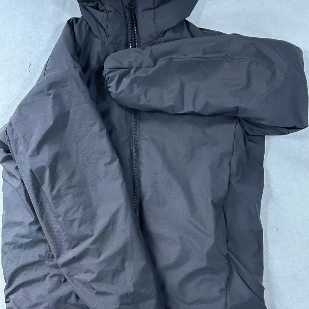 男士商黑色外黑里黄休闲棉服（卡码拍大）