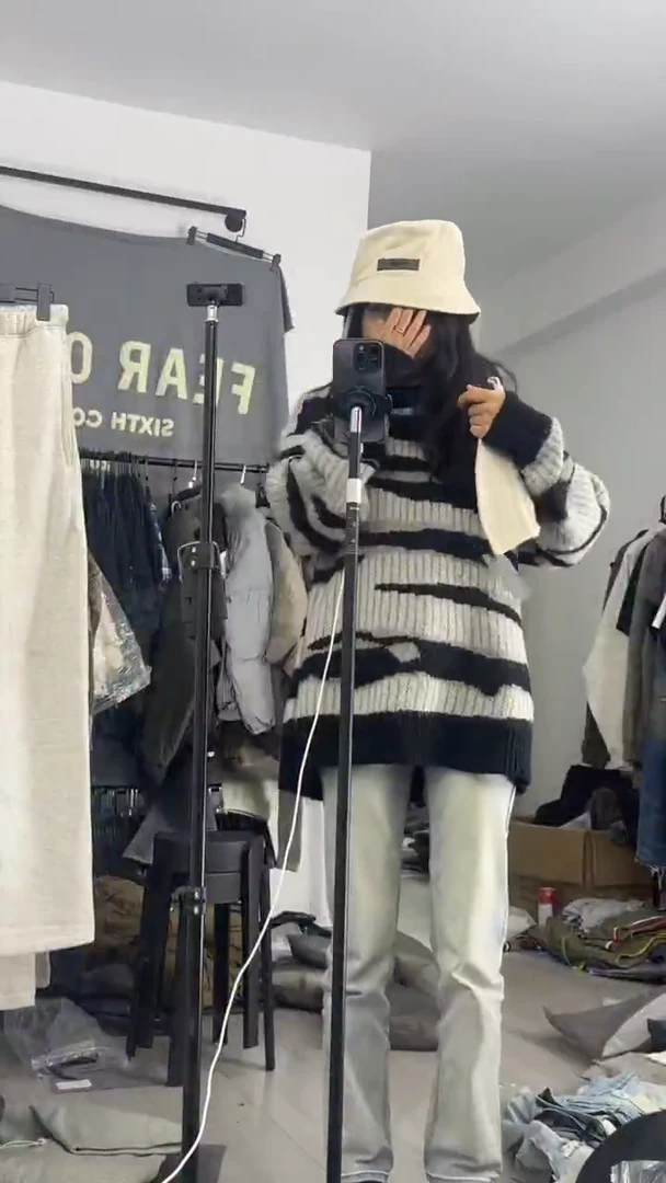 A037 渔夫帽米白色