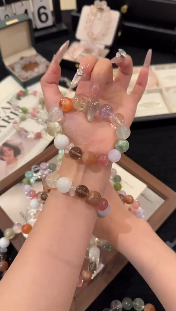 合金手链水晶十全十美多宝x2690