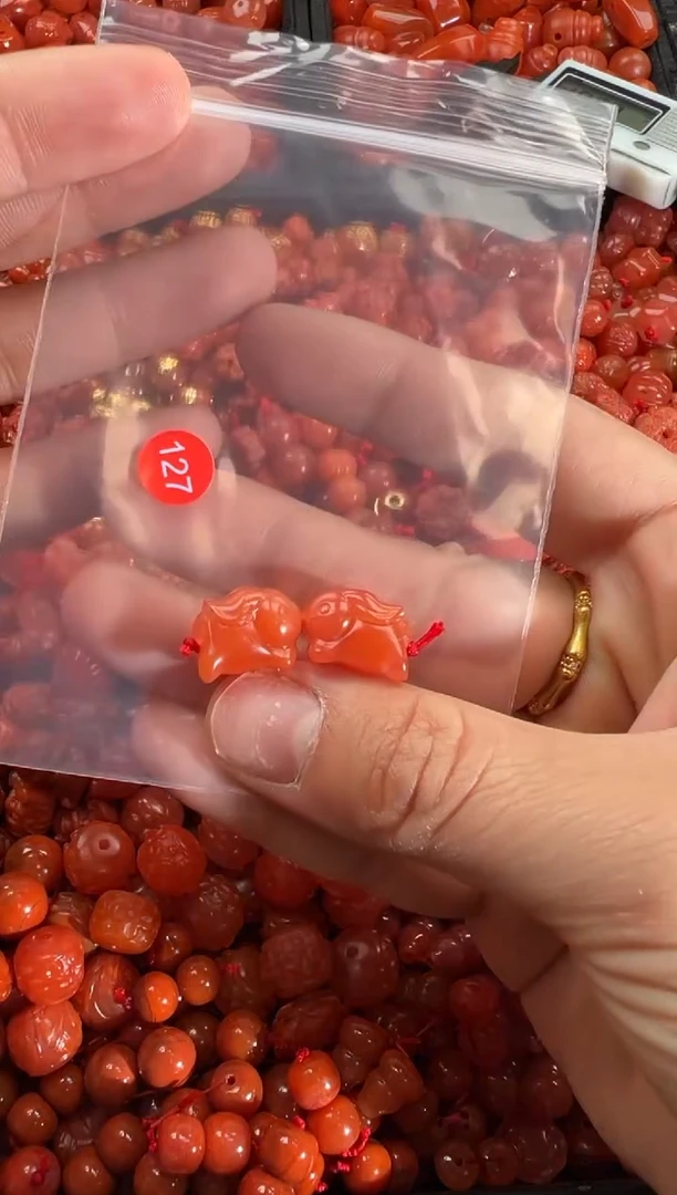 【闪购商品】南红玛瑙颈饰未镶嵌4