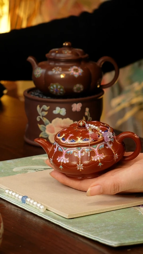 茶壶紫砂冬**阳宜兴原矿手工紫砂壶