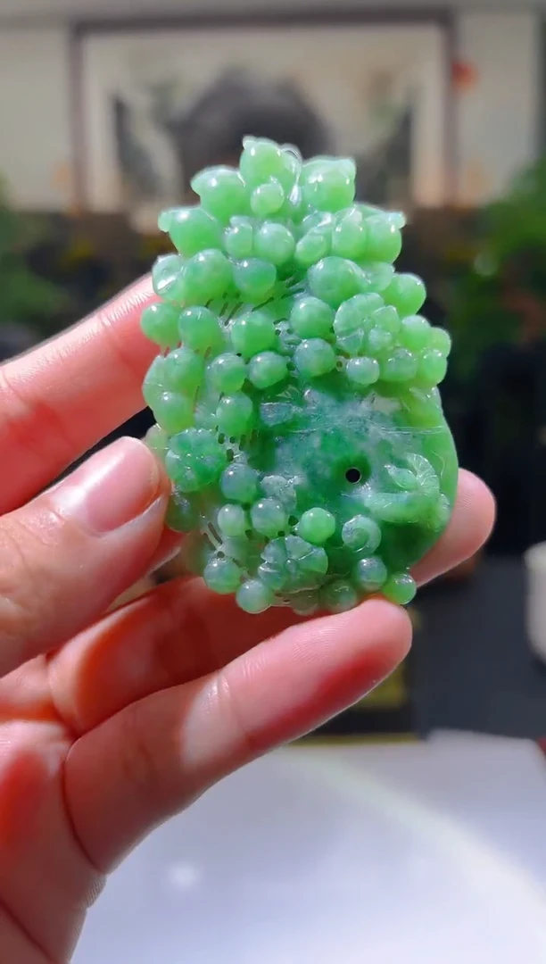 未镶嵌定制翡翠130930/L/发其一件/花