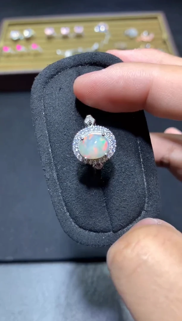 未镶嵌欧泊戒指Q72