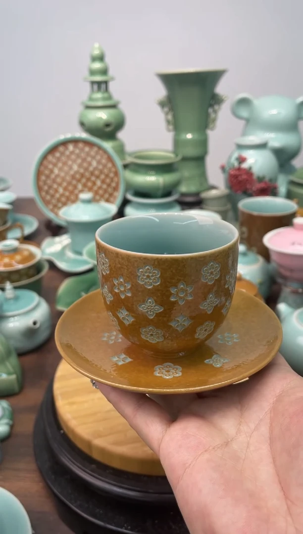 特价福利 微瑕 慧仙青瓷