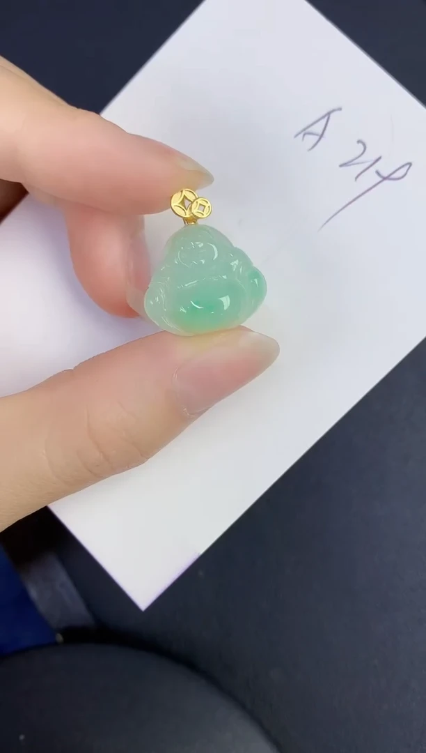 颈饰未镶嵌翡翠缅甸天然翡翠A货
