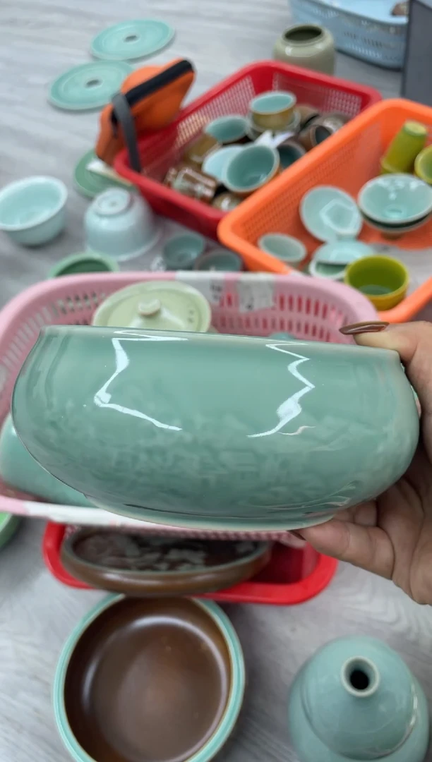 瓷特价福利 微瑕 慧仙青瓷