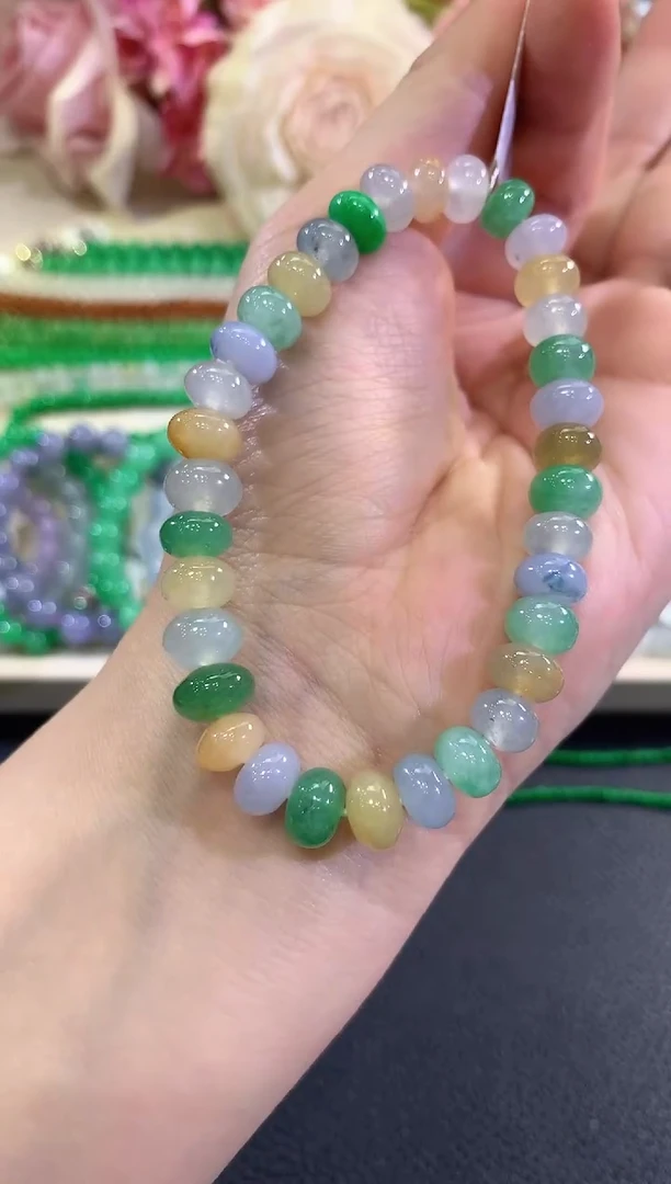 未镶嵌手串翡翠c112