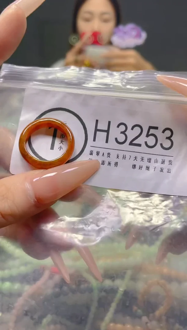 颈饰未镶嵌翡翠17.8MM/H/翡翠A货，一件也是批发价