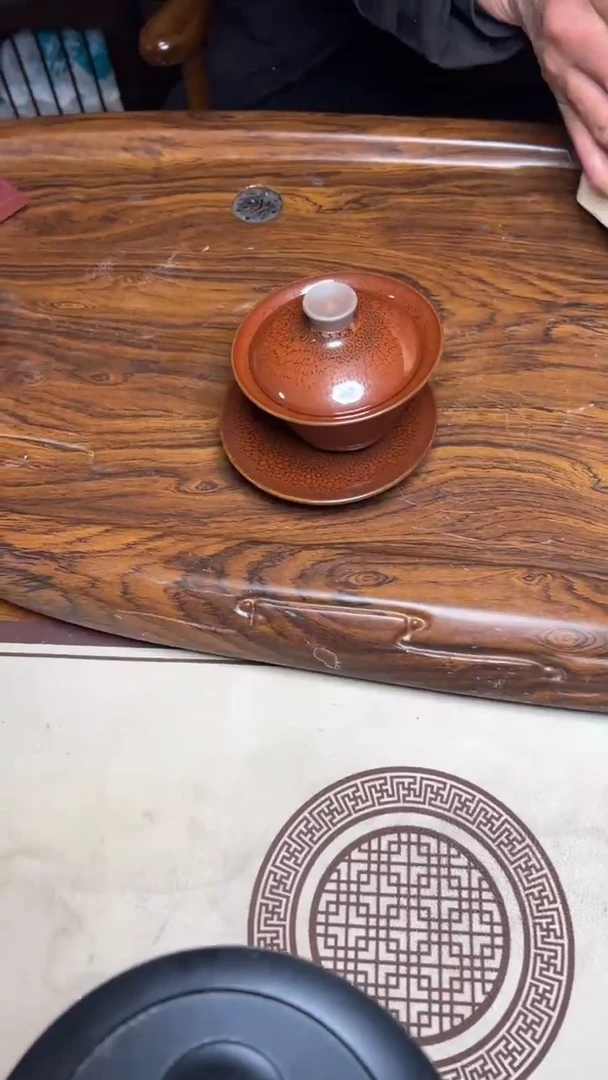 【闪购商品】茶盏名家朱志雄建盏（带证书礼盒）21