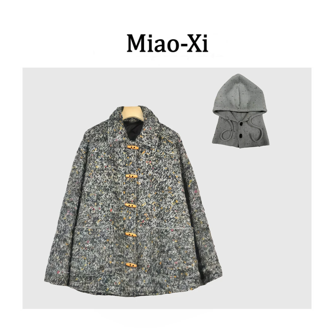 妙兮·LL冬季新款时尚气质百搭宽松设计款小香风羽绒服*20253125