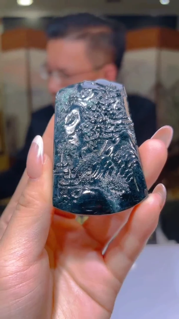 未镶嵌定制翡翠05/1129/Y/山水