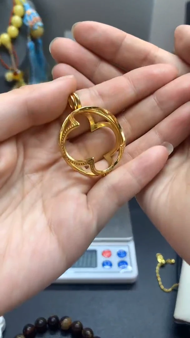 银S925镶嵌琥珀珠宝奇石829多样性发其一