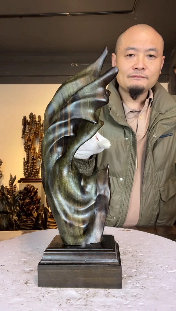 金丝楠雨*351金丝楠自然随型摆件