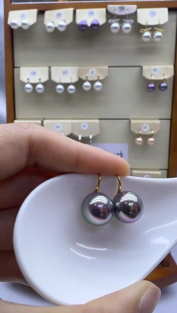 未镶嵌耳饰淡水珍珠0160