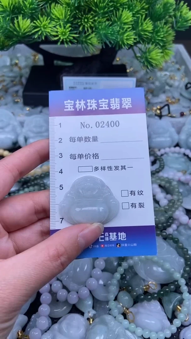 颈饰未镶嵌翡翠天然缅甸翡翠2400