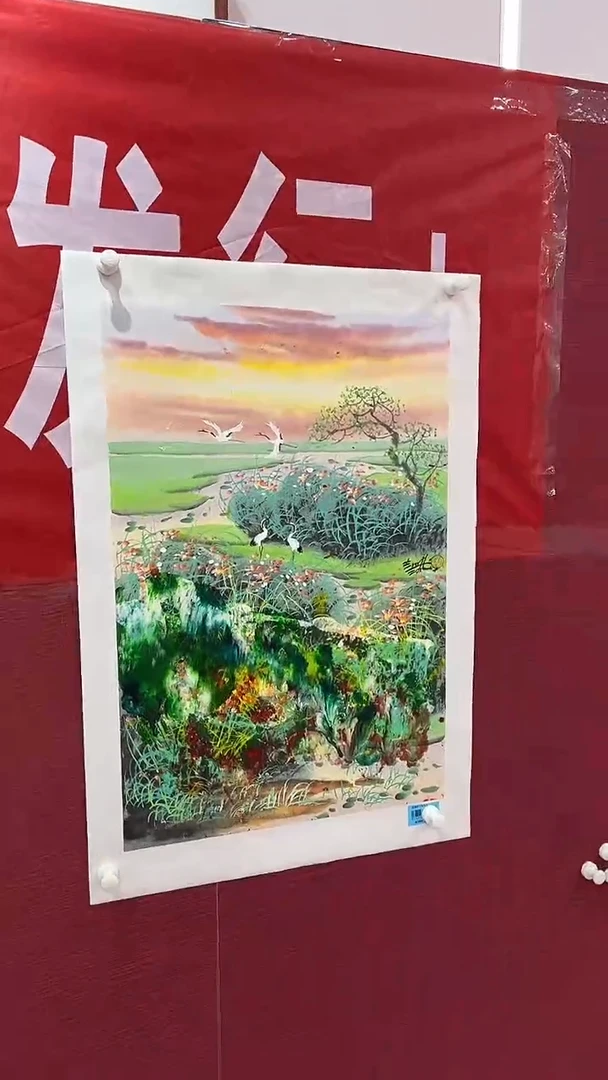 国画赵燮绘画2.7平尺抽象山水