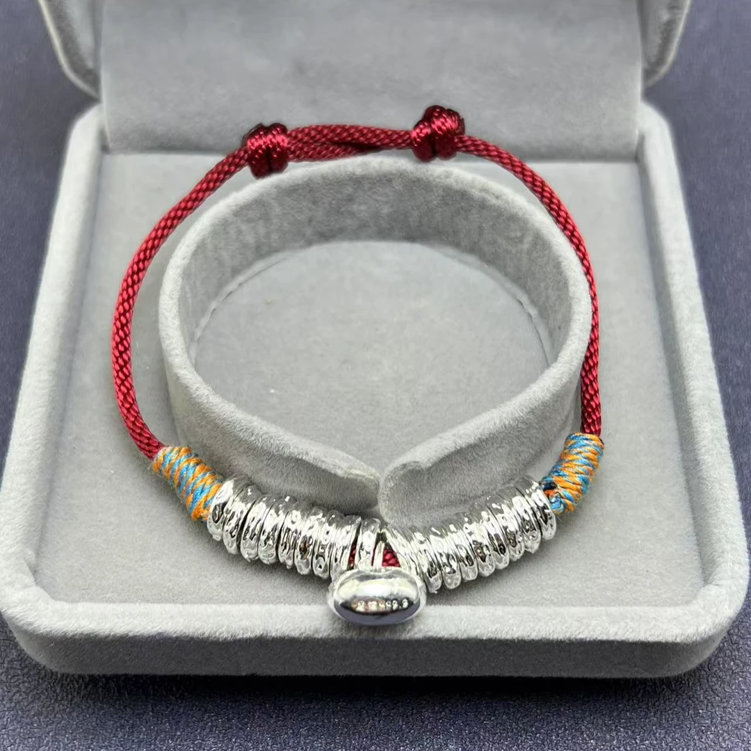 足银手链 福袋盘缠手串足银