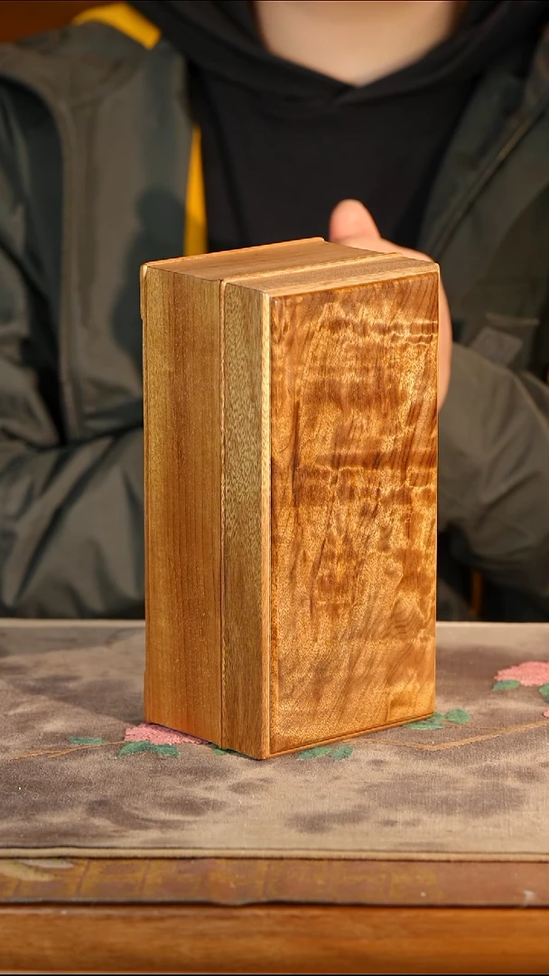 乌木类箱金丝楠乌木整块独板 纯手工制作首饰盒