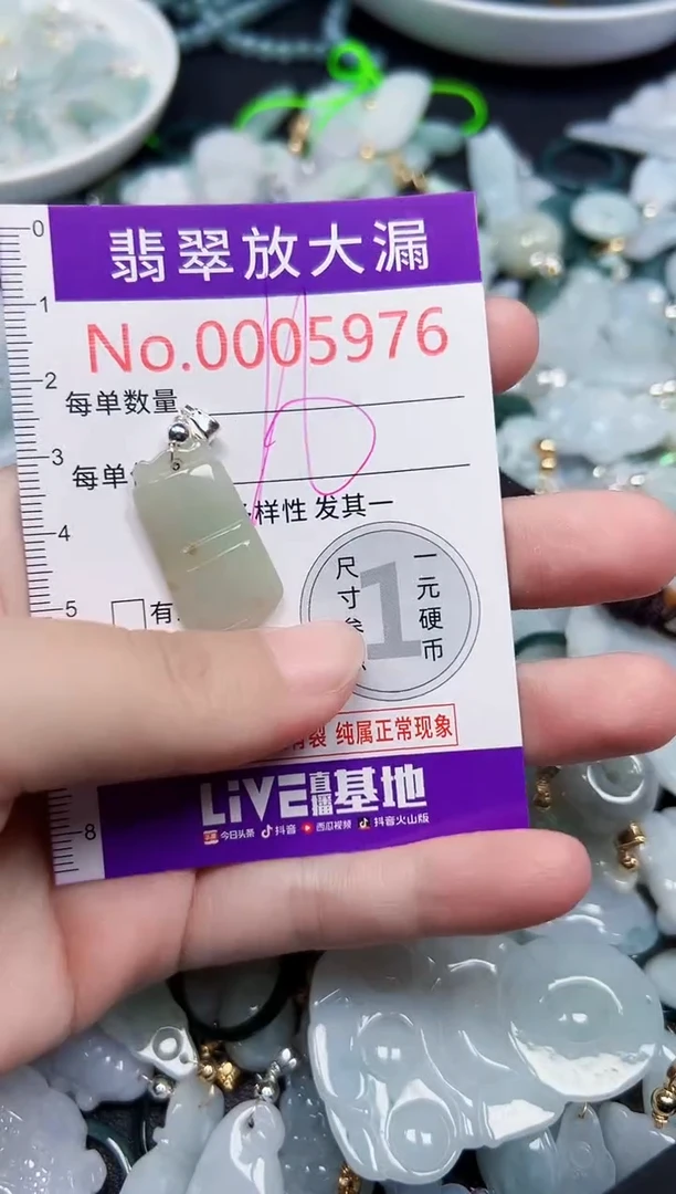 颈饰未镶嵌翡翠5976