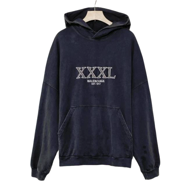 95新 Balenciaga/巴黎世家 百搭 logo卫衣/3码/XG-Y20632