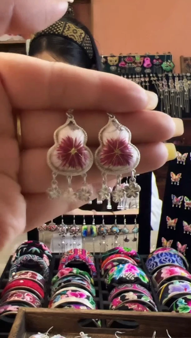 织绣艺枝独绣老绣饰品120