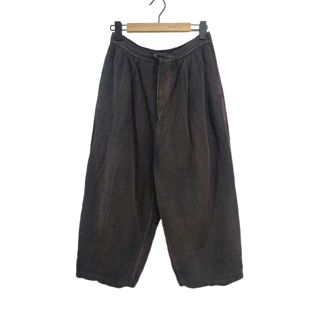 左岸迷香 2024秋冬上新 男友风裤子 Z24FW9010 小众文艺气质百搭